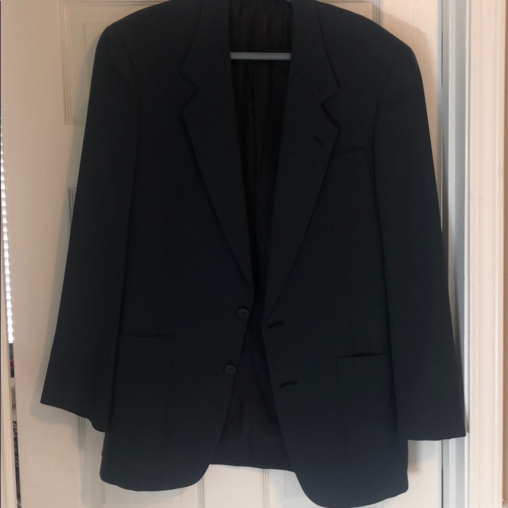 Navy blue European cut blazer